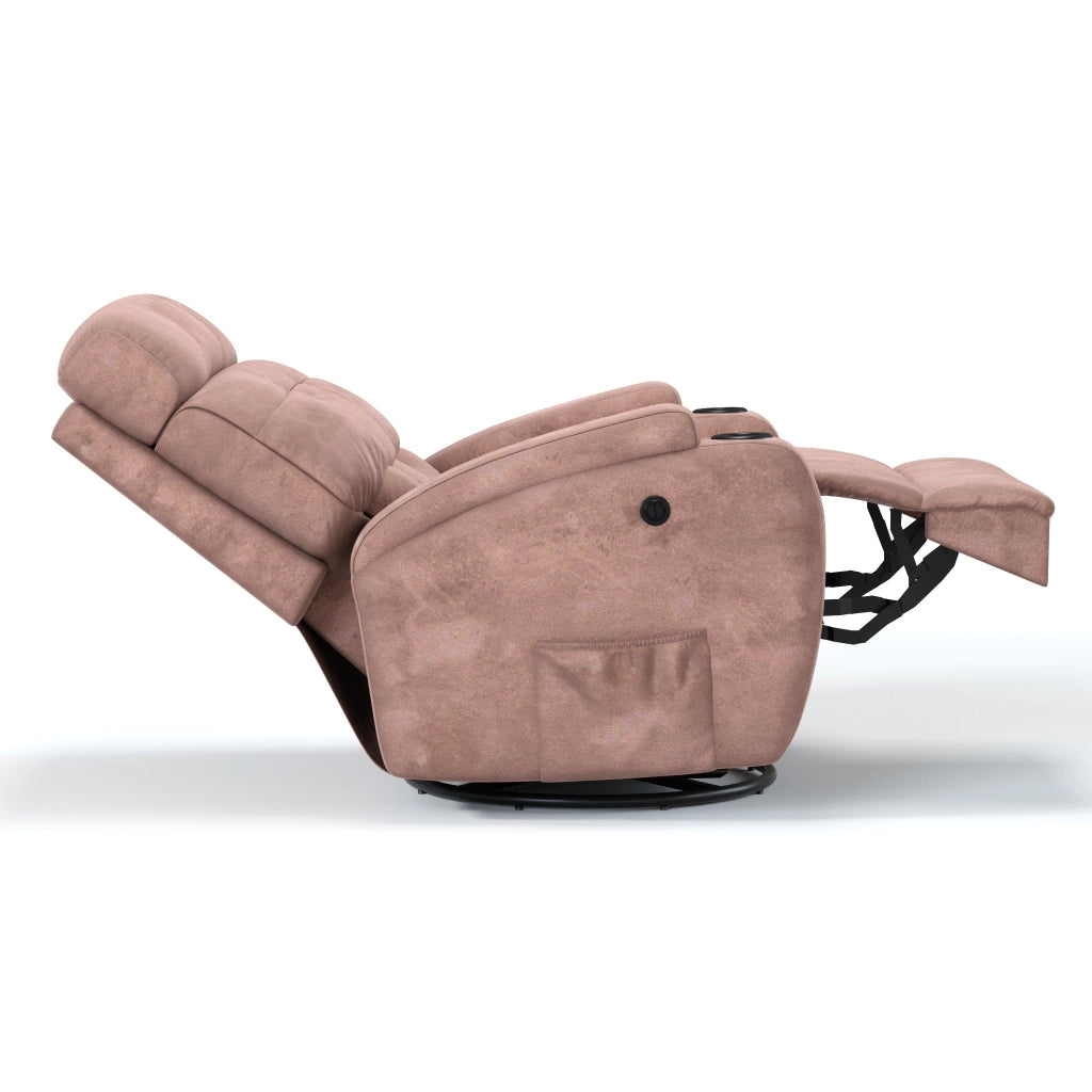 Poltrona Reclinável Damie Elétrica Giro e Balanço