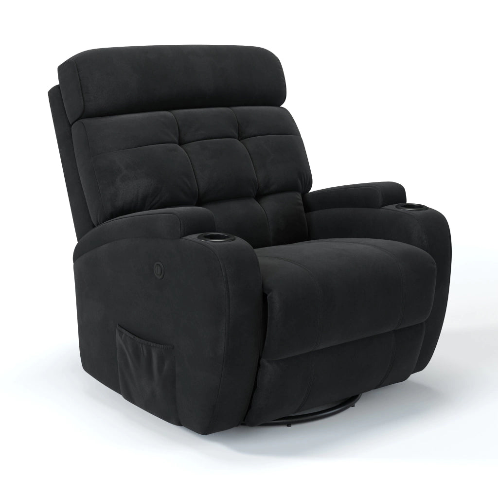 Poltrona Reclinável Damie Elétrica Giro e Balanço