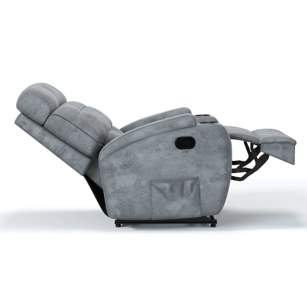 Poltrona Reclinável Manual Base Fixa com Gatilho Damie