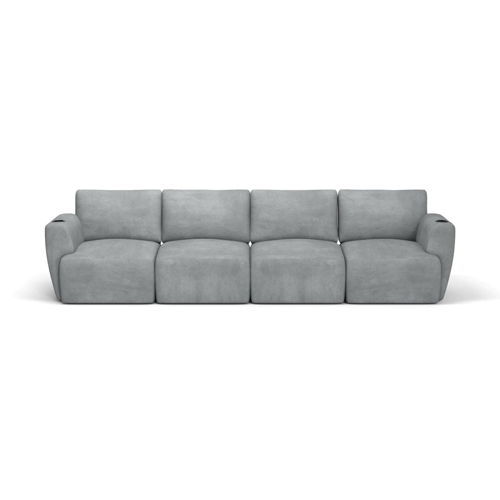 Sofá Damie Na Caixa Modular 4 Lugares