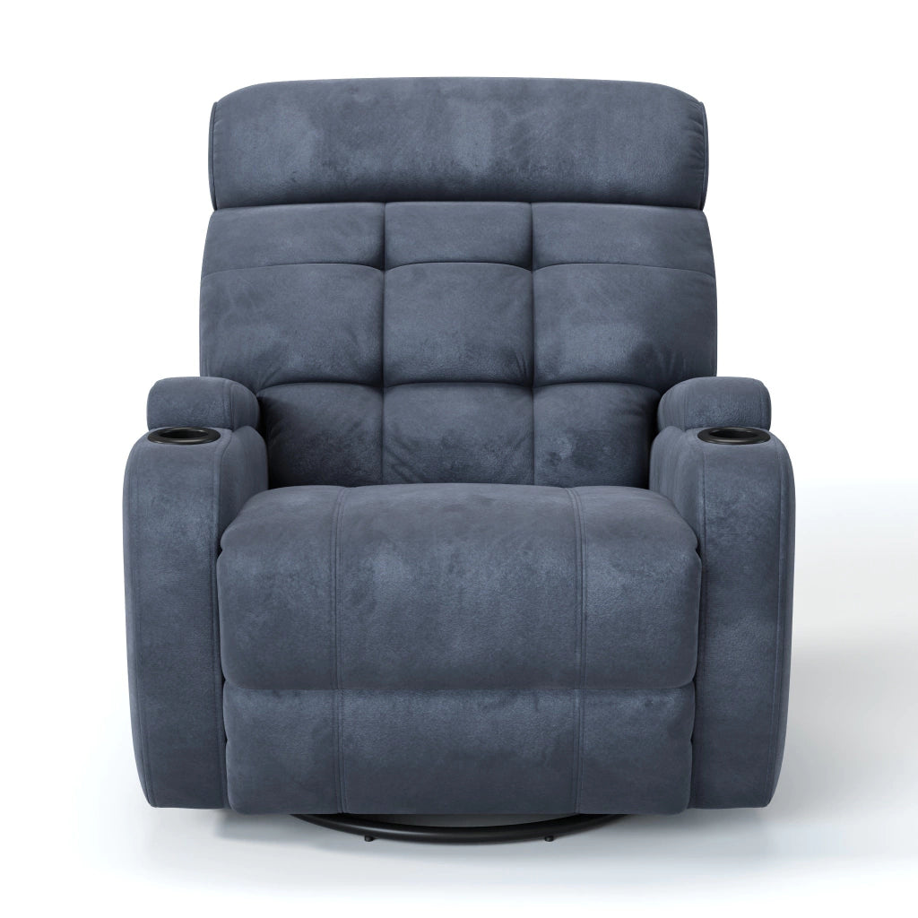 Poltrona Reclinável Elétrica Base Giro e Balanço Damie