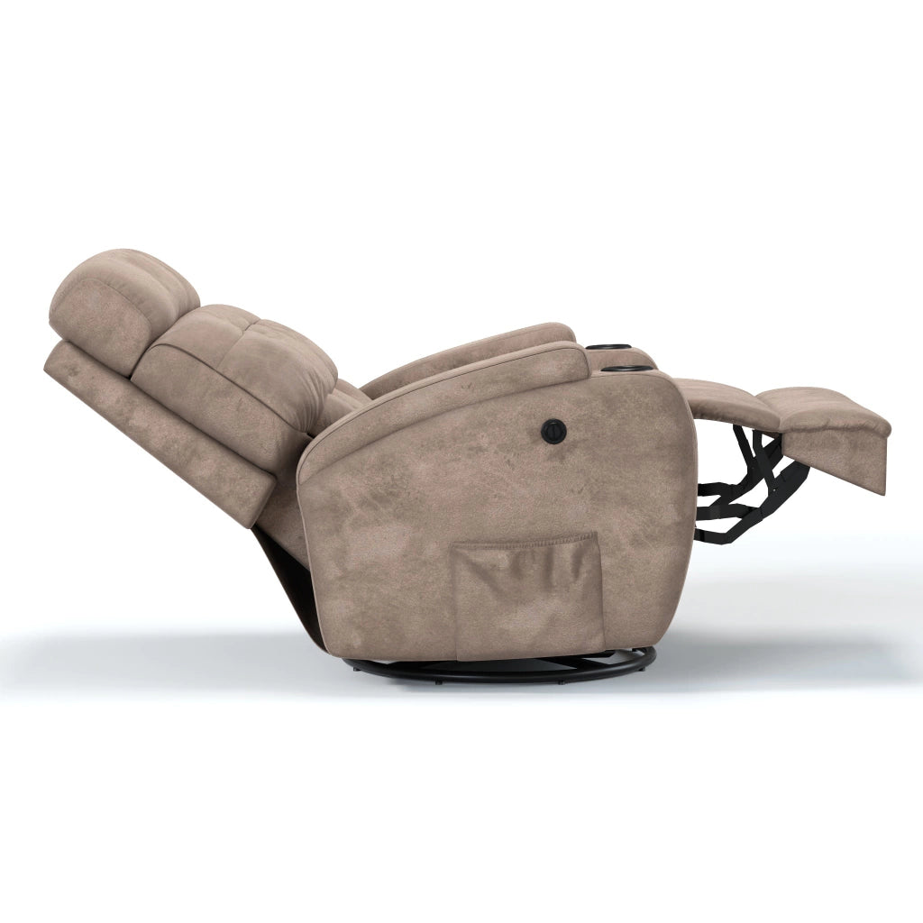 Poltrona Reclinável Damie Elétrica Giro e Balanço