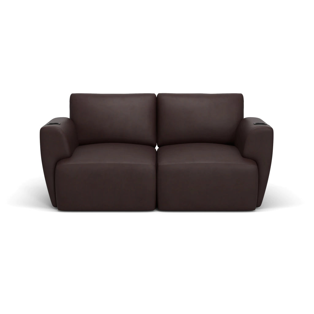 Sofá Damie Na Caixa Modular 2 Lugares + Apoio de Pé Grátis (Puff)