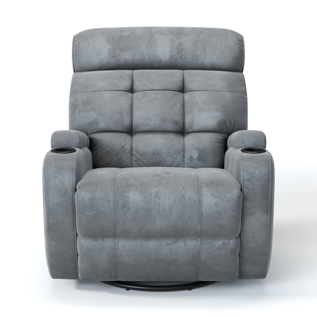 Poltrona Reclinável Damie Elétrica Giro e Balanço