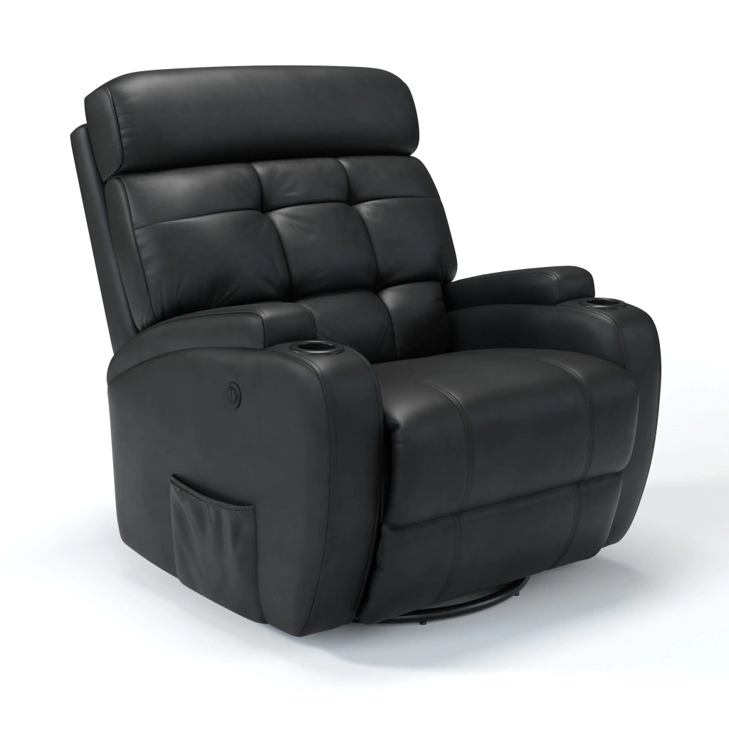 Poltrona Reclinável Elétrica Base Giro e Balanço Damie
