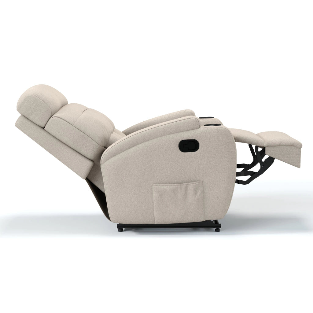 Poltrona Reclinável Manual Base Fixa com Gatilho Damie