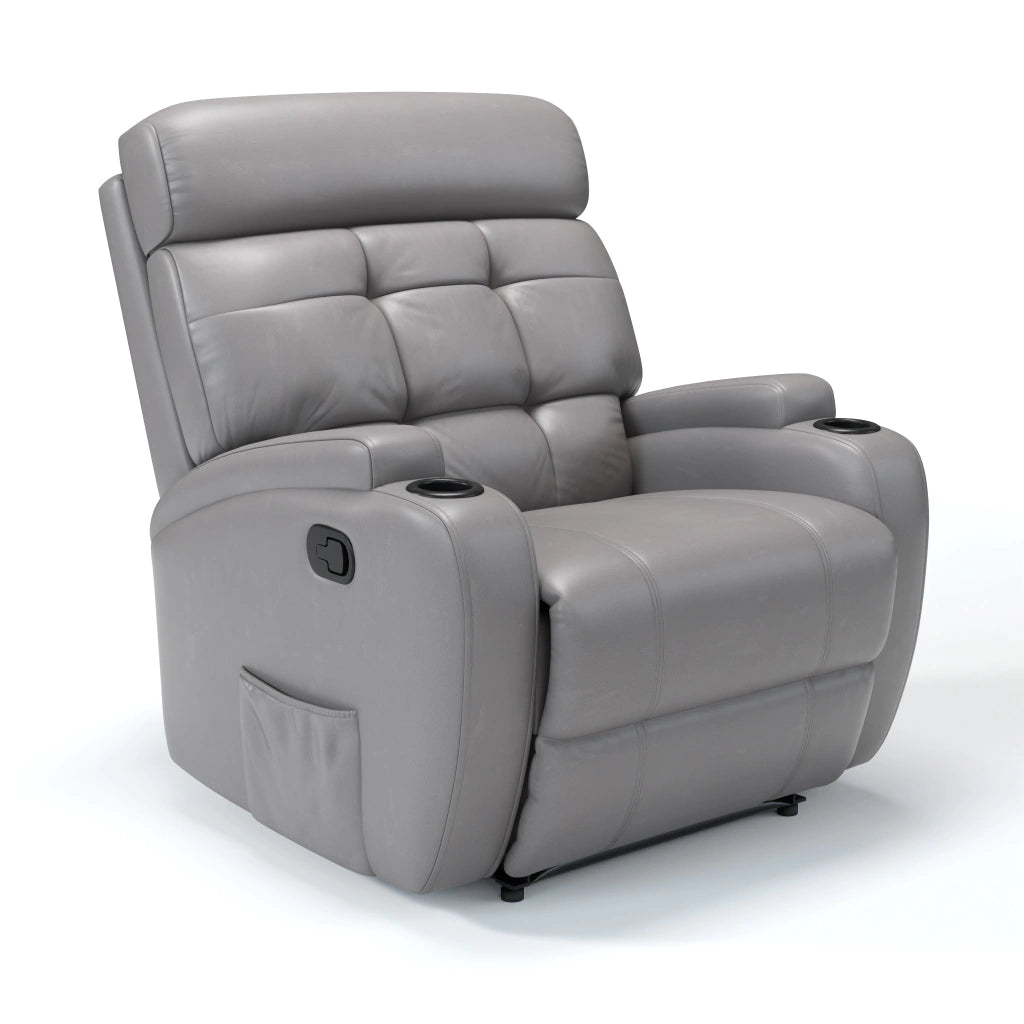 Poltrona Reclinável Damie Manual Fixa com Gatilho