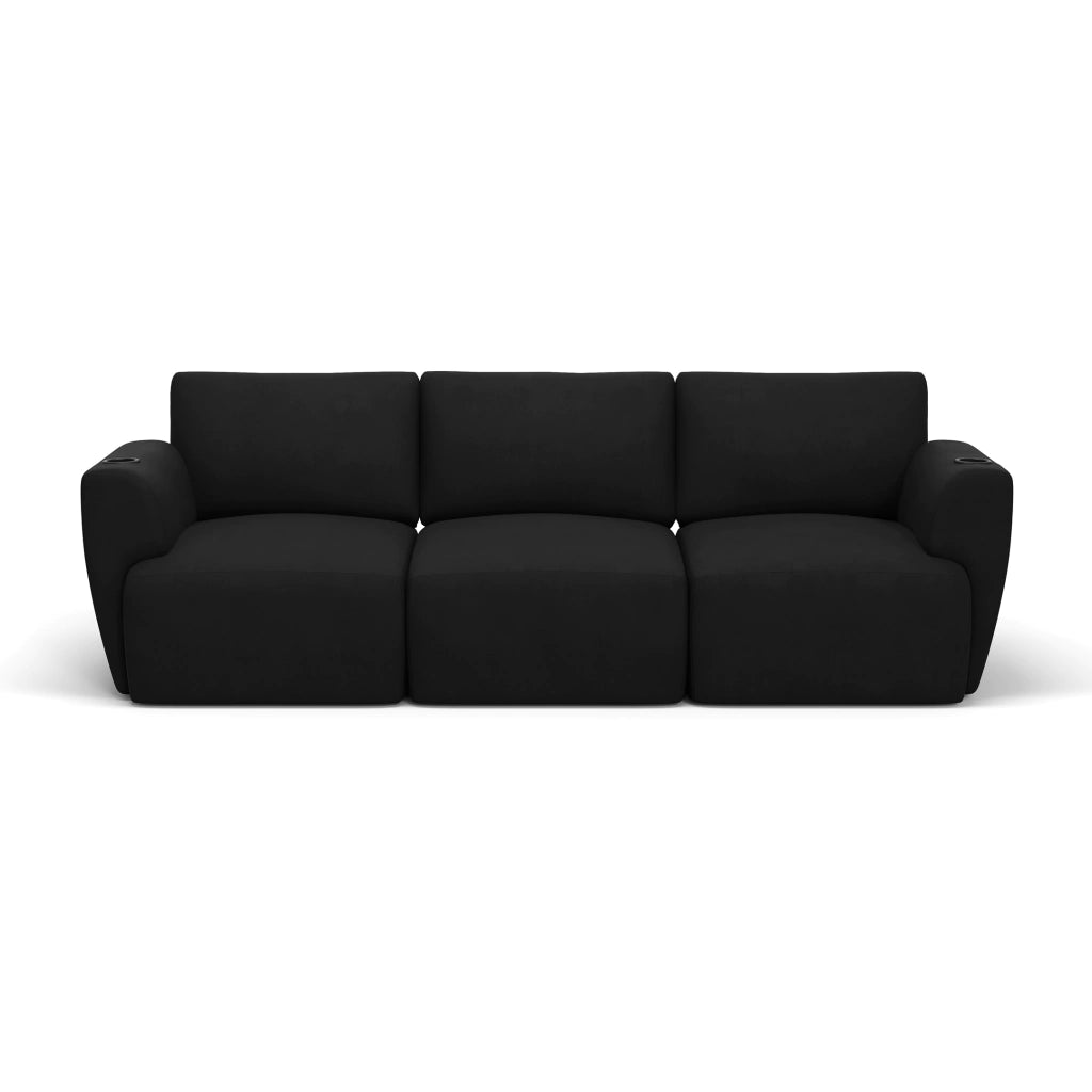 Sofá Damie Na Caixa Modular 3 Lugares + Apoio de Pé Grátis (Puff)