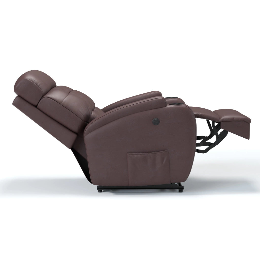 Poltrona Reclinável Elétrica Base Fixa Damie