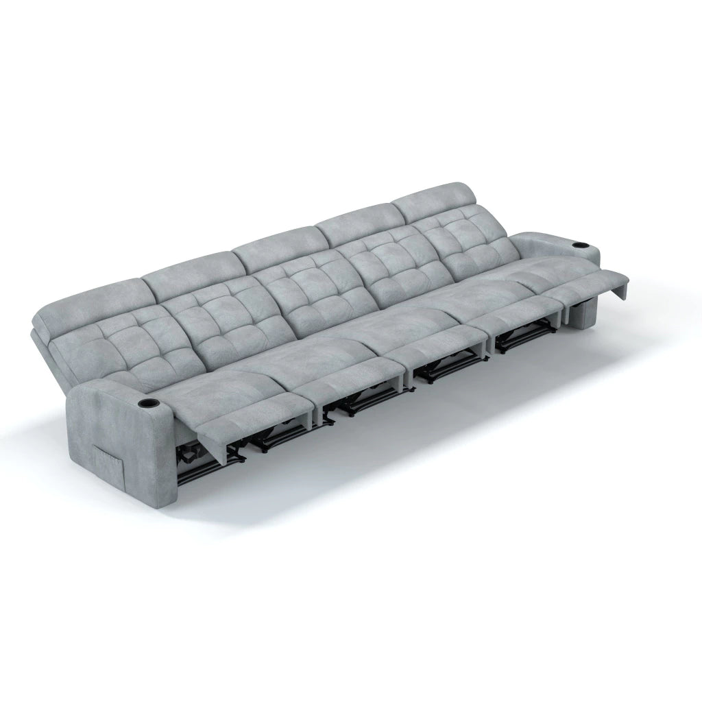 Poltrona Cinema Damie 5 Lugares SEM Braço no meio - Manual