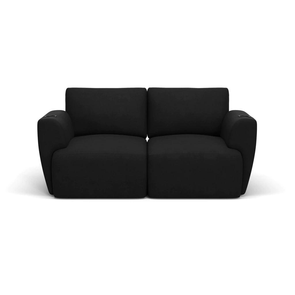 Sofá Damie Na Caixa Modular 2 Lugares + Apoio de Pé Grátis (Puff)