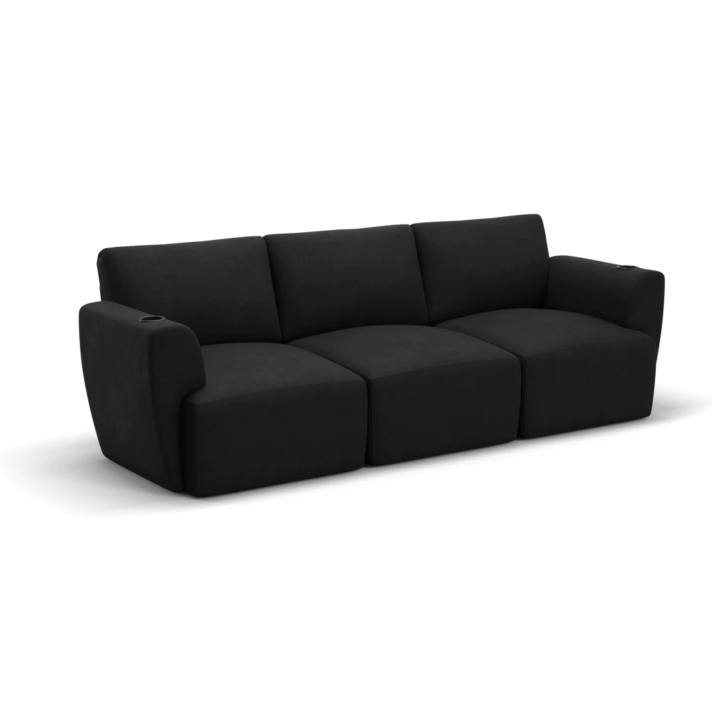 Sofá Damie Na Caixa Modular 3 Lugares + Apoio de Pé Grátis (Puff)