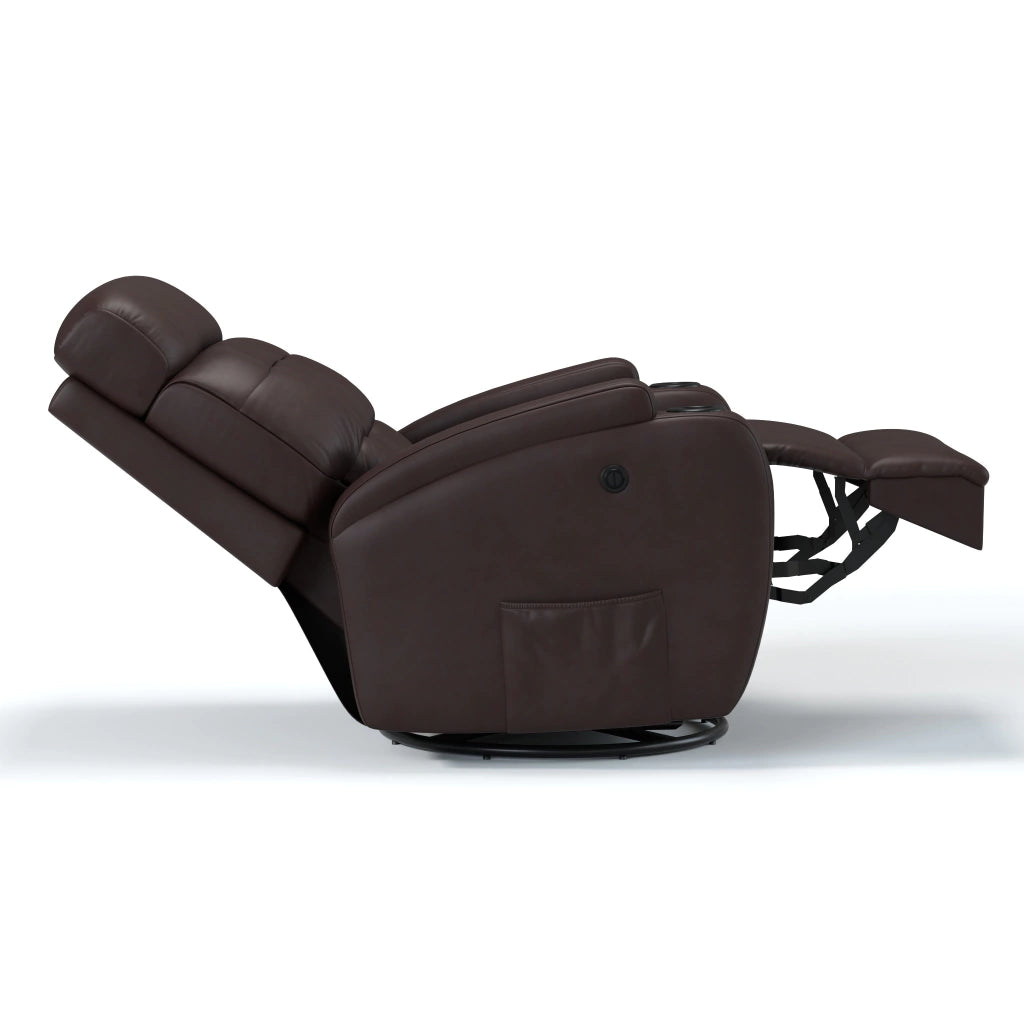 Poltrona Reclinável Elétrica Base Giro e Balanço Damie