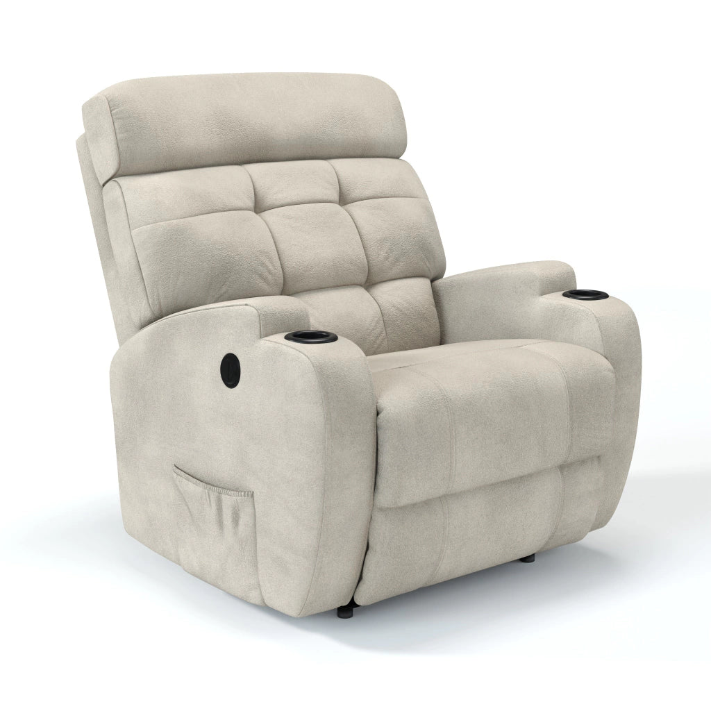 Poltrona Reclinável Elétrica Base Fixa Damie