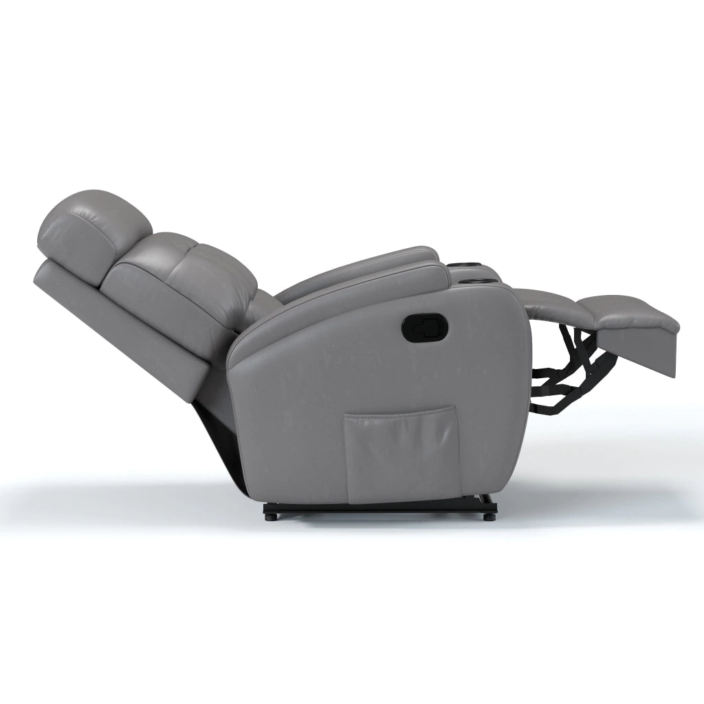 Poltrona Reclinável Manual Base Fixa com Gatilho Damie