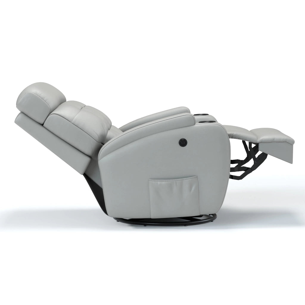 Poltrona Reclinável Damie Elétrica Giro e Balanço