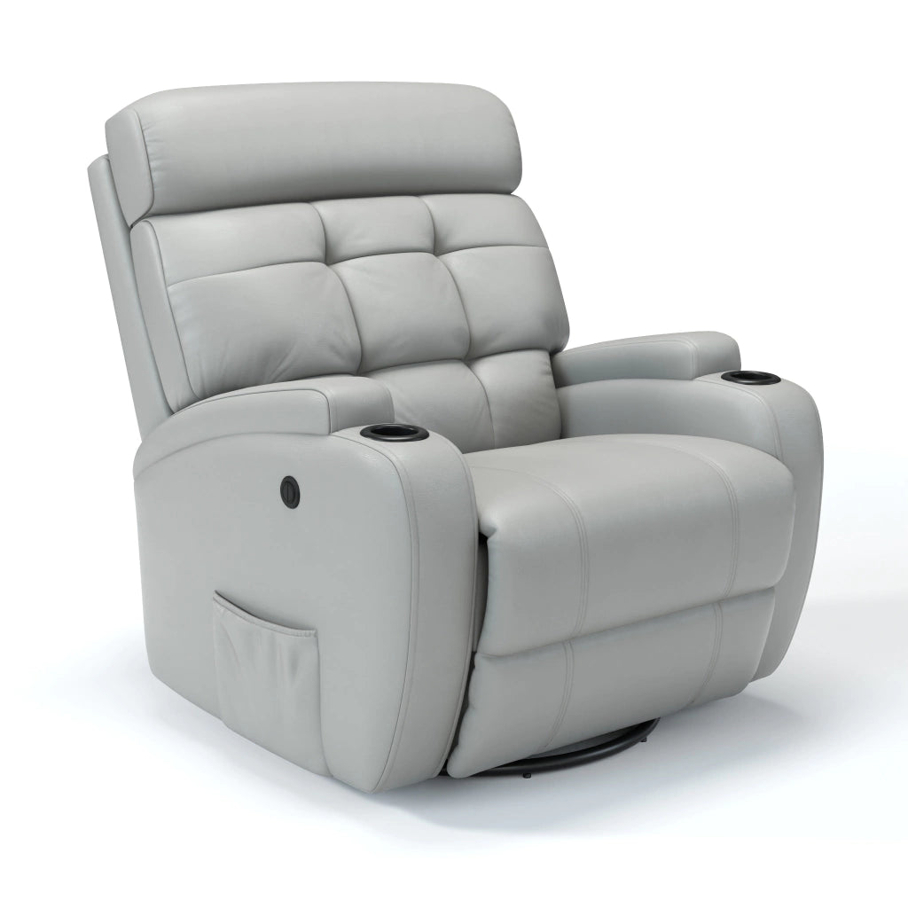 Poltrona Reclinável Damie Elétrica Giro e Balanço