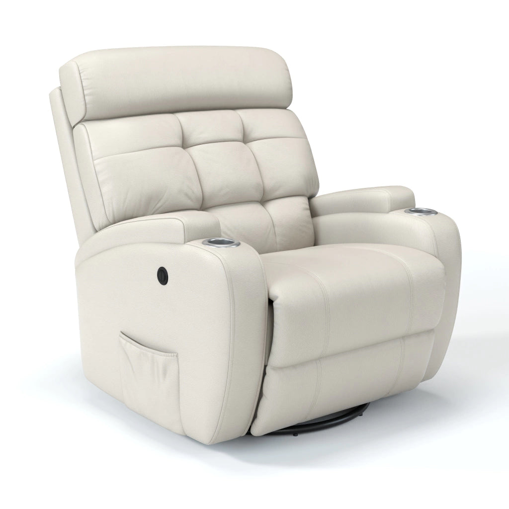 Poltrona Reclinável Damie Elétrica Giro e Balanço