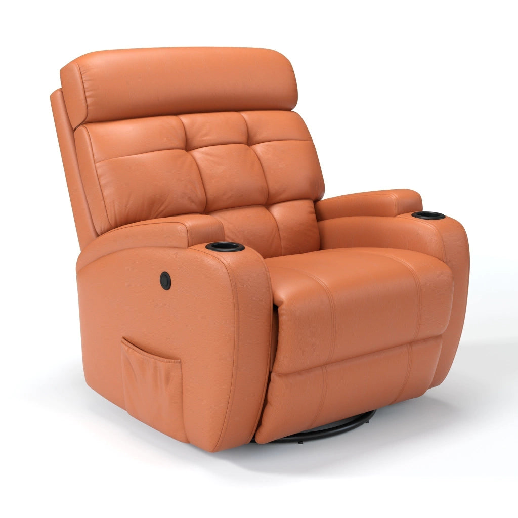 Poltrona Reclinável Damie Elétrica Giro e Balanço