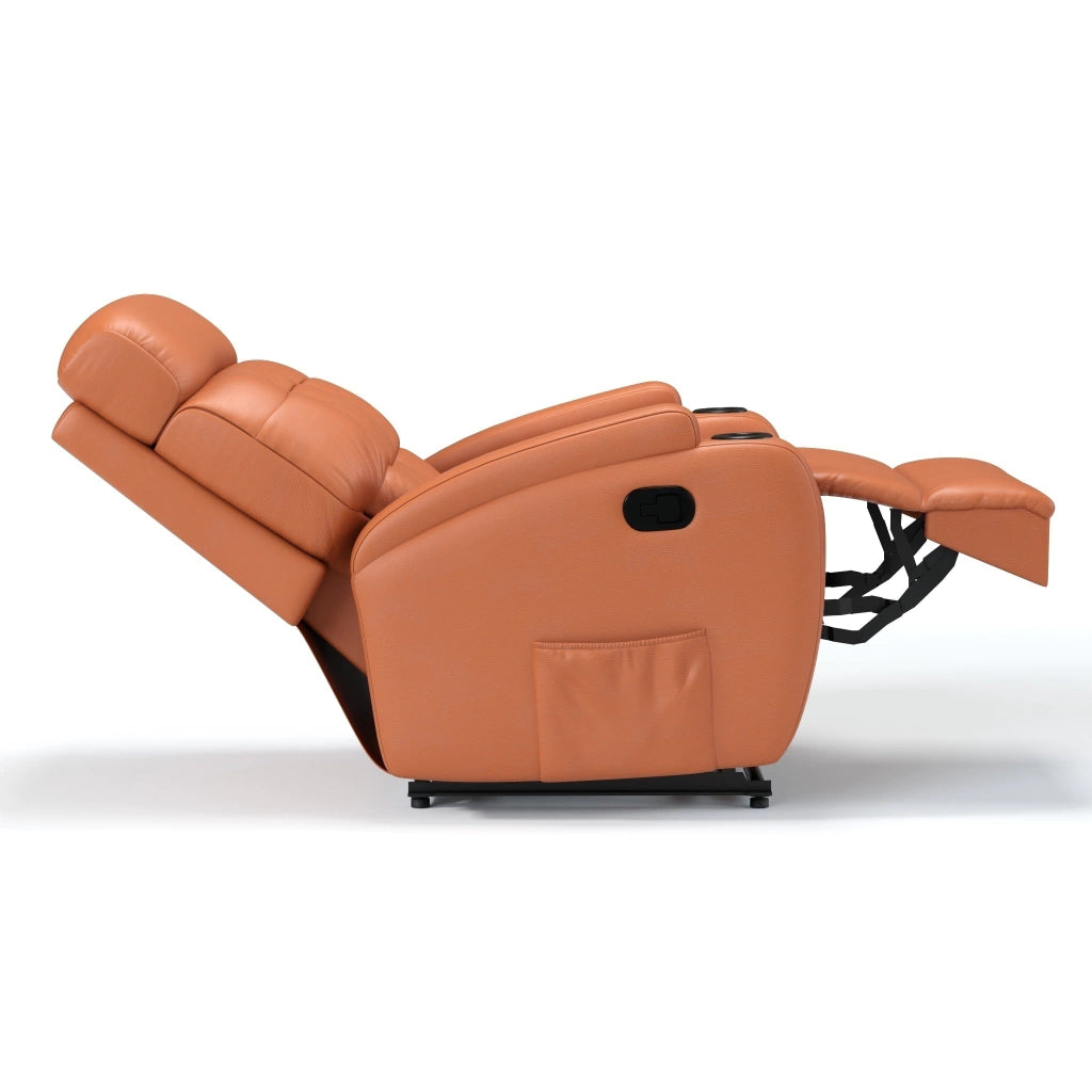 Poltrona Reclinável Manual Base Fixa com Gatilho Damie