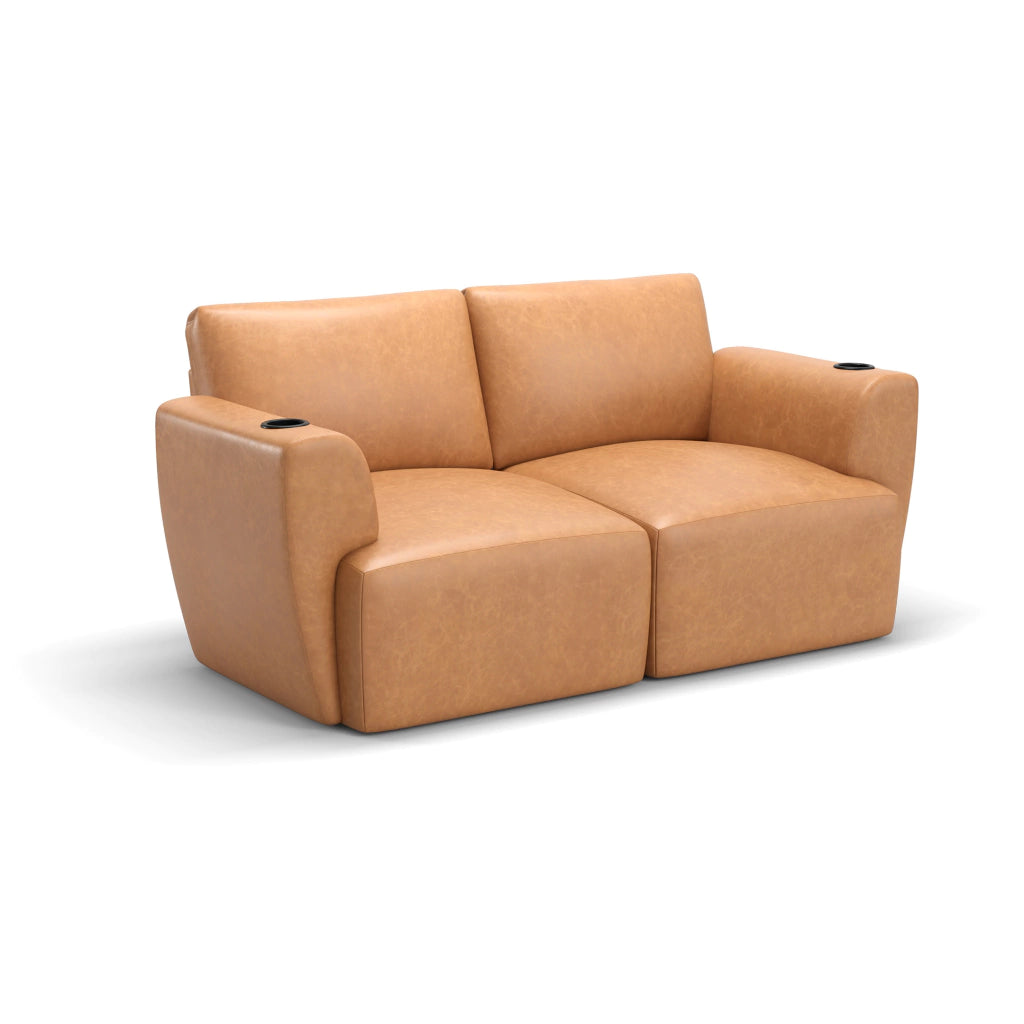 Sofá Damie Na Caixa Modular 2 Lugares + Apoio de Pé Grátis (Puff)