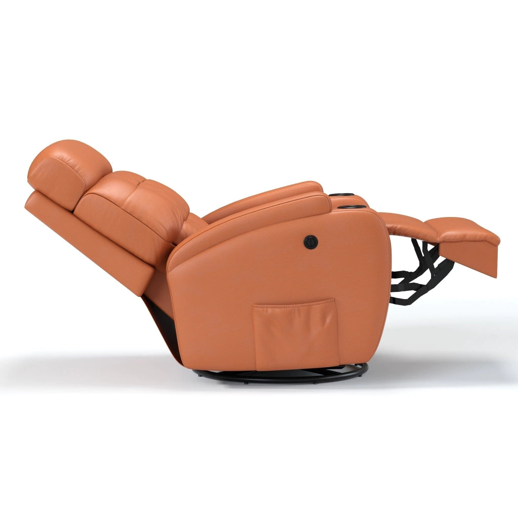 Poltrona Reclinável Damie Elétrica Giro e Balanço