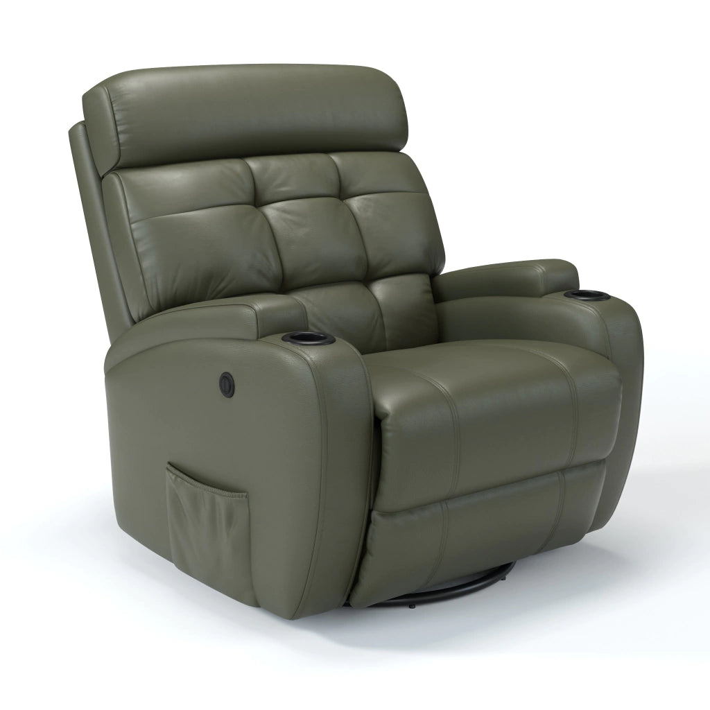 Poltrona Reclinável Damie Elétrica Giro e Balanço