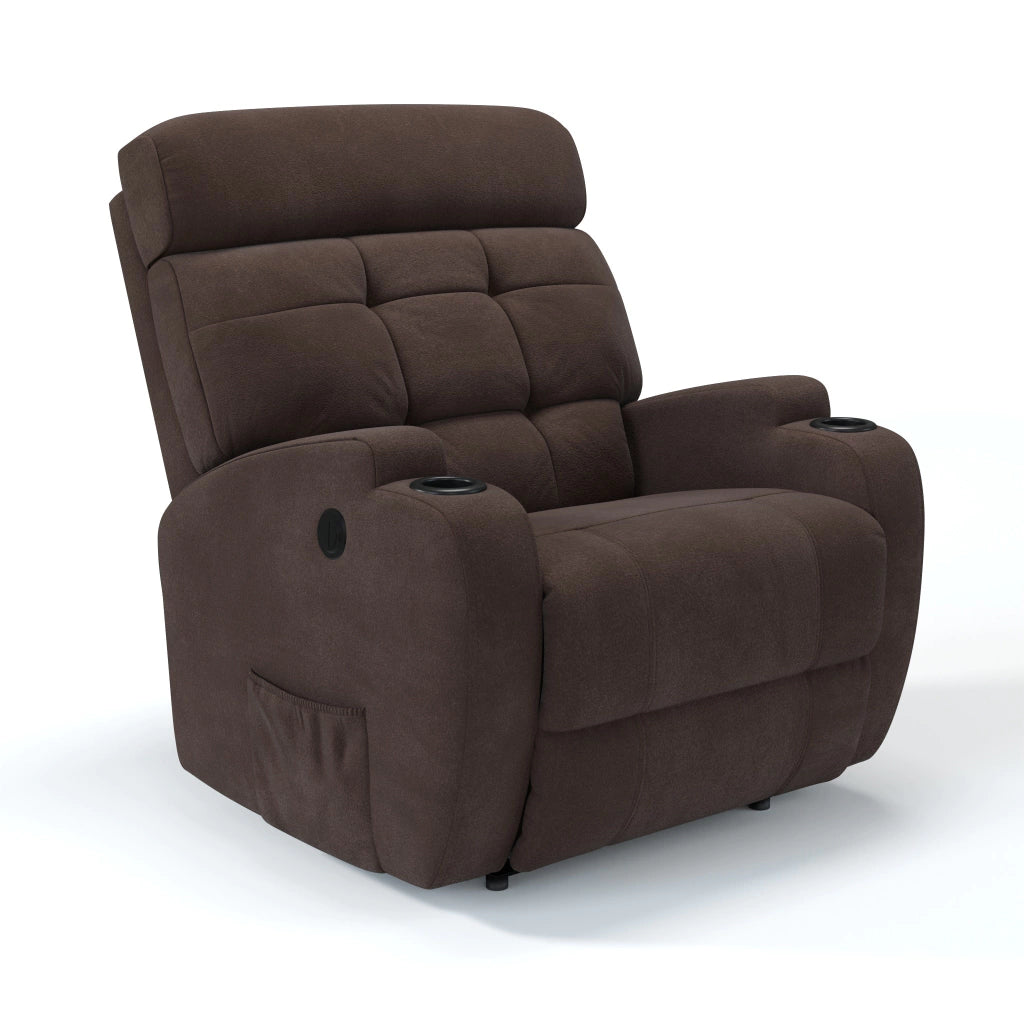 Poltrona Reclinável Elétrica Base Fixa Damie