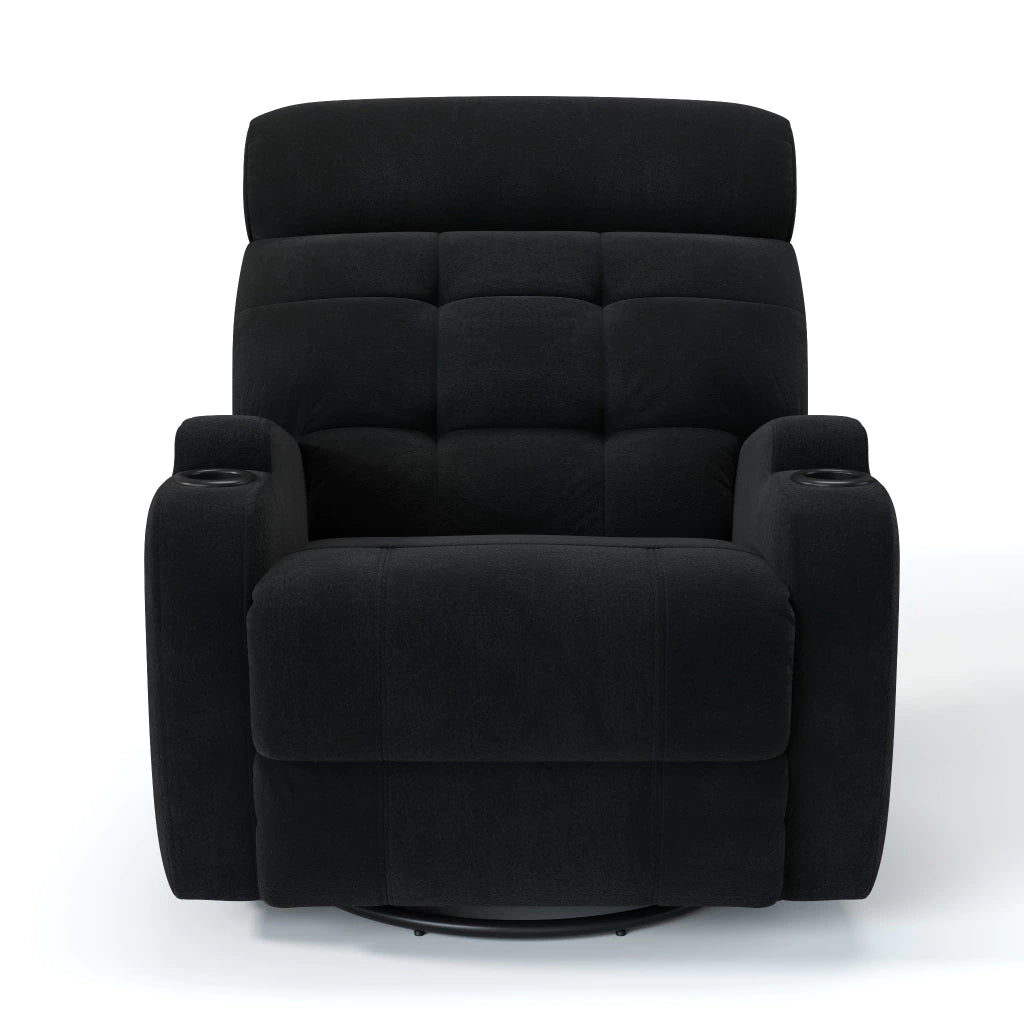 Poltrona Reclinável Elétrica Base Giro e Balanço Damie