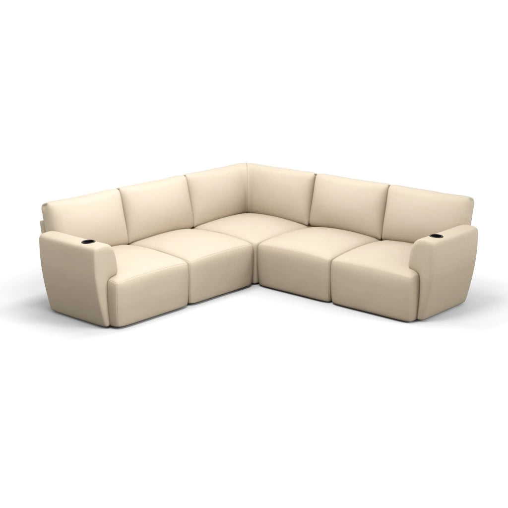 Sofá Damie Na Caixa Modular 5 Lugares em L