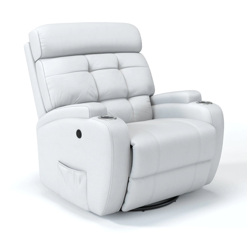 Poltrona Reclinável Damie Elétrica Giro e Balanço