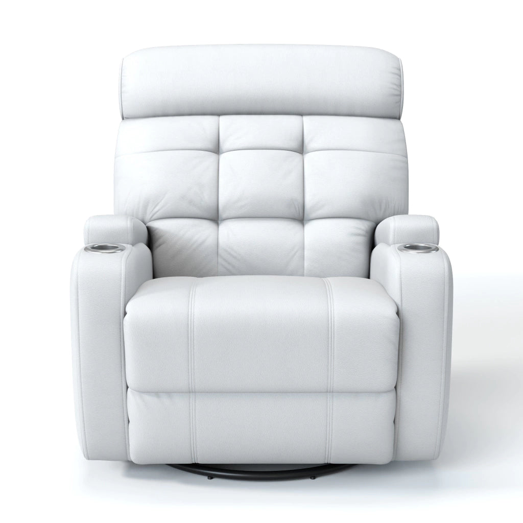 Poltrona Reclinável Elétrica Base Giro e Balanço Damie