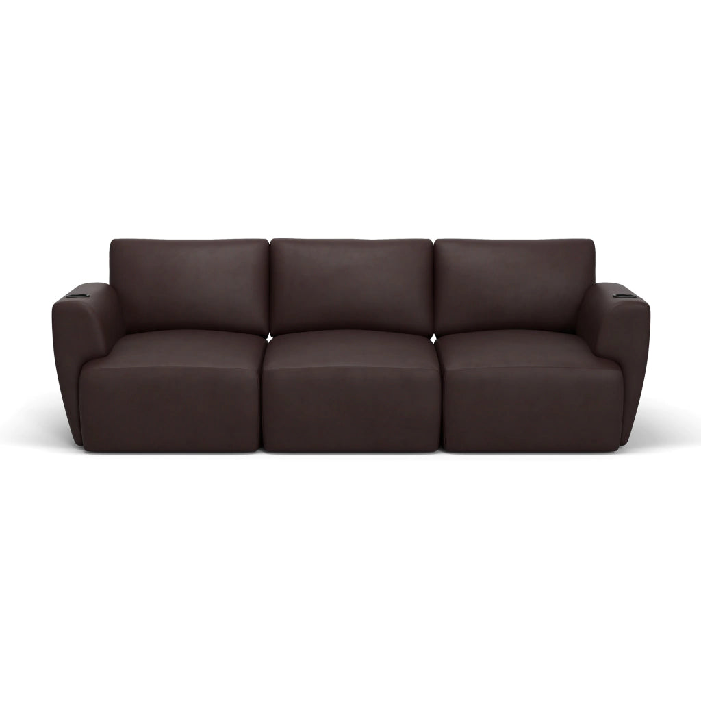 Sofá Damie Na Caixa Modular 3 Lugares + Apoio de Pé Grátis (Puff)