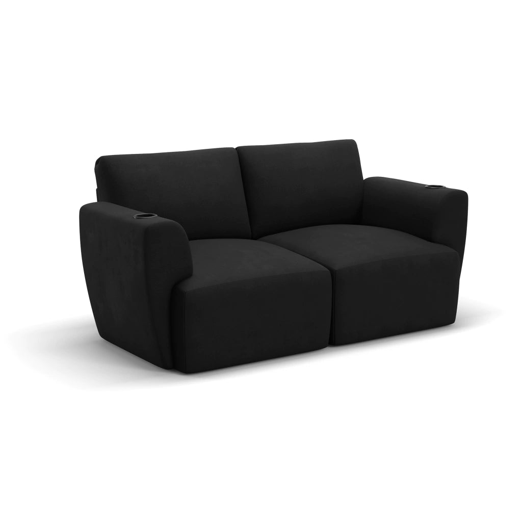 Sofá Damie Na Caixa Modular 2 Lugares + Apoio de Pé Grátis (Puff)