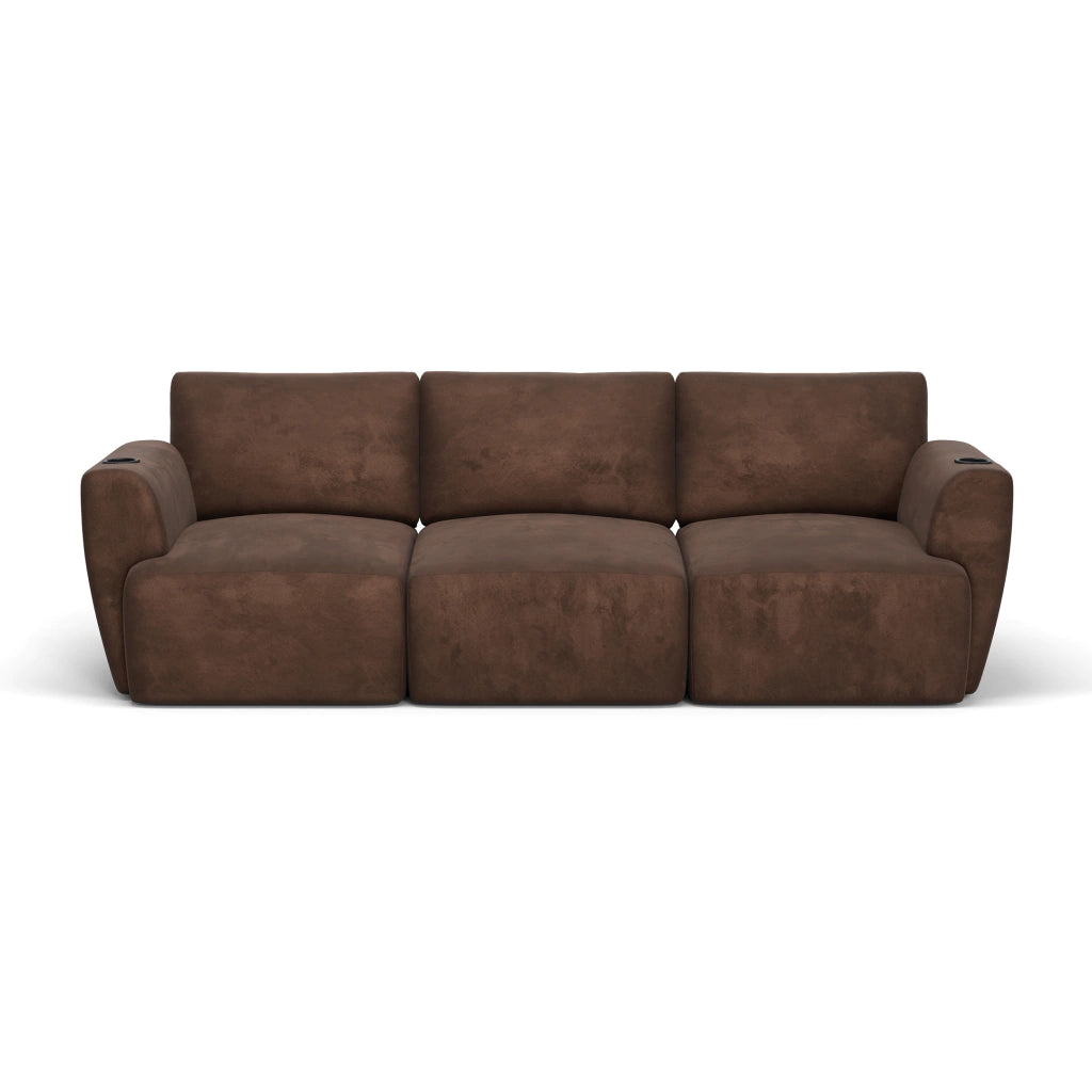 Sofá Damie Na Caixa Modular 3 Lugares