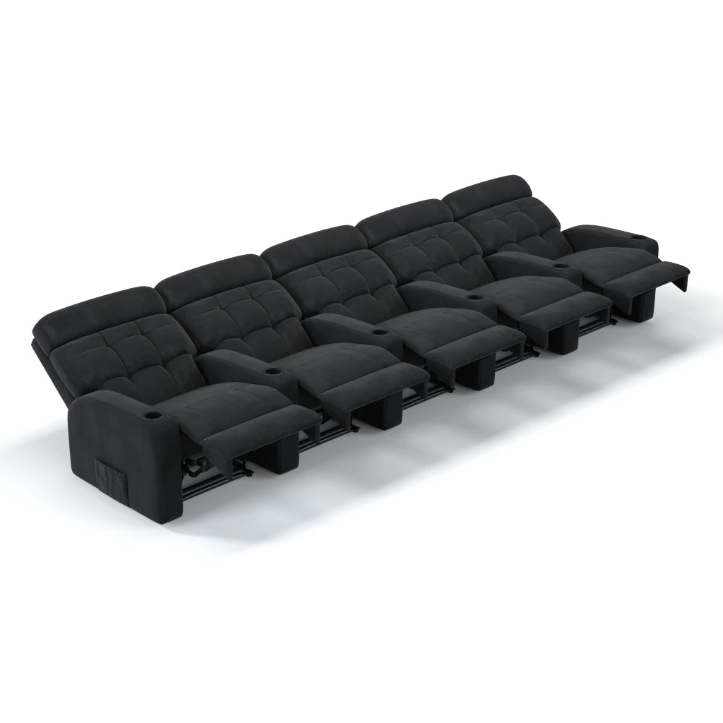 Poltrona Cinema Damie 5 Lugares COM Braço no meio - Manual