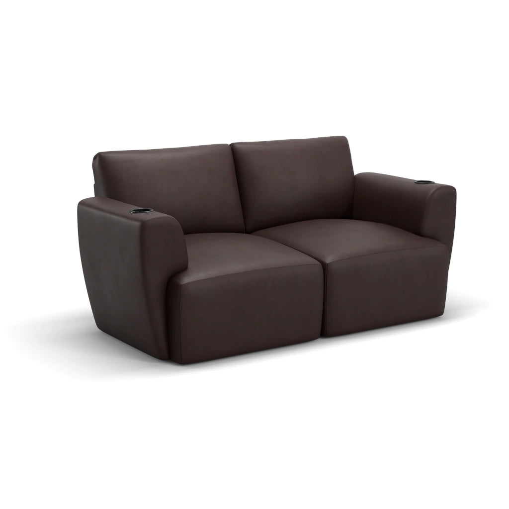 Sofá Damie Na Caixa Modular 2 Lugares + Apoio de Pé Grátis (Puff)