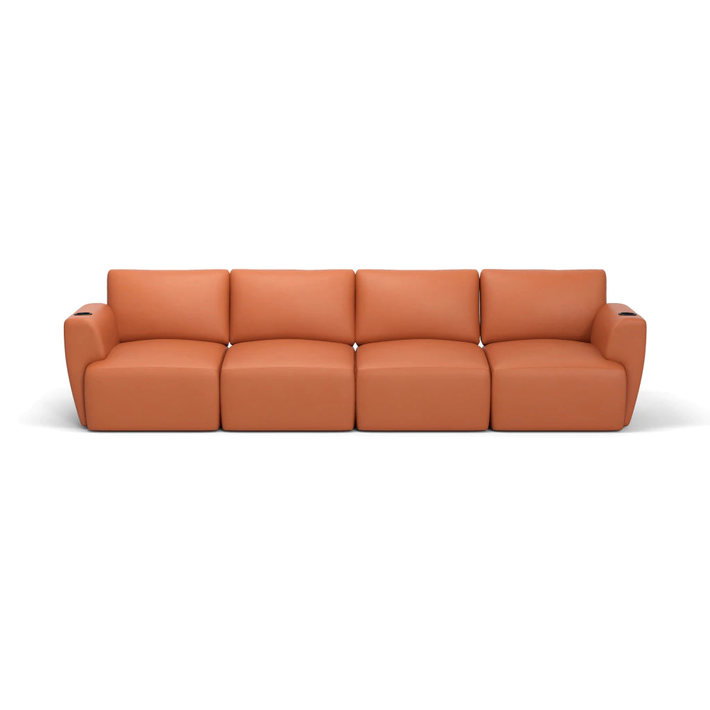 Sofá Damie Na Caixa Modular 4 Lugares