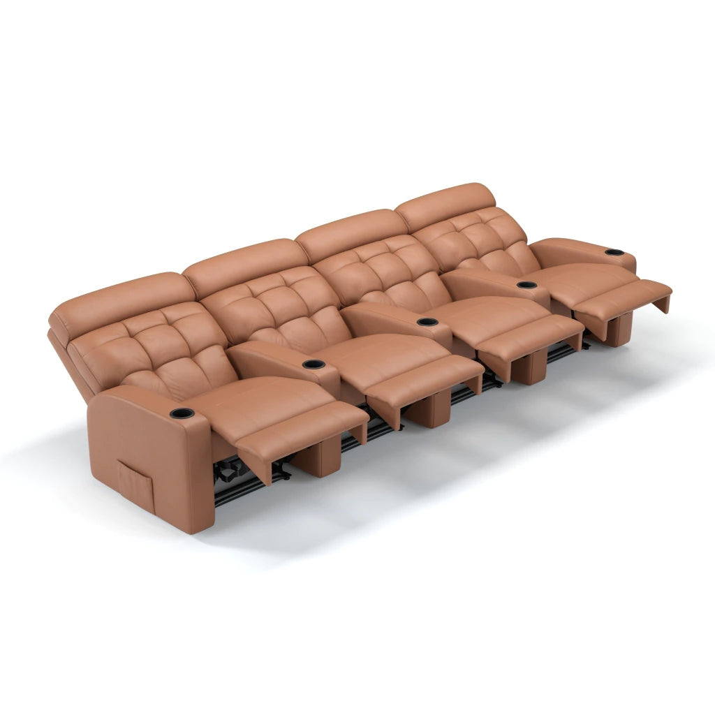 Poltrona Cinema Damie 4 Lugares COM Braço no meio - Manual