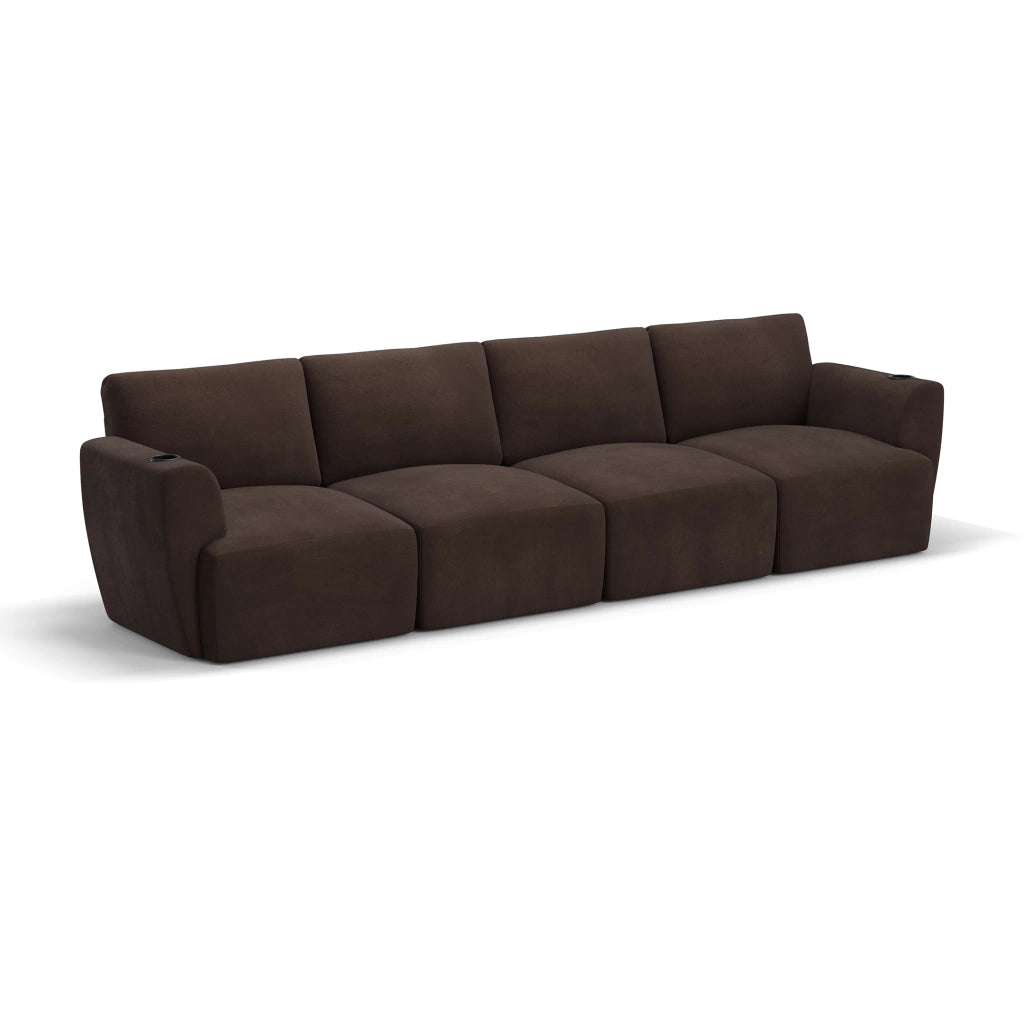 Sofá Damie Na Caixa Modular 4 Lugares