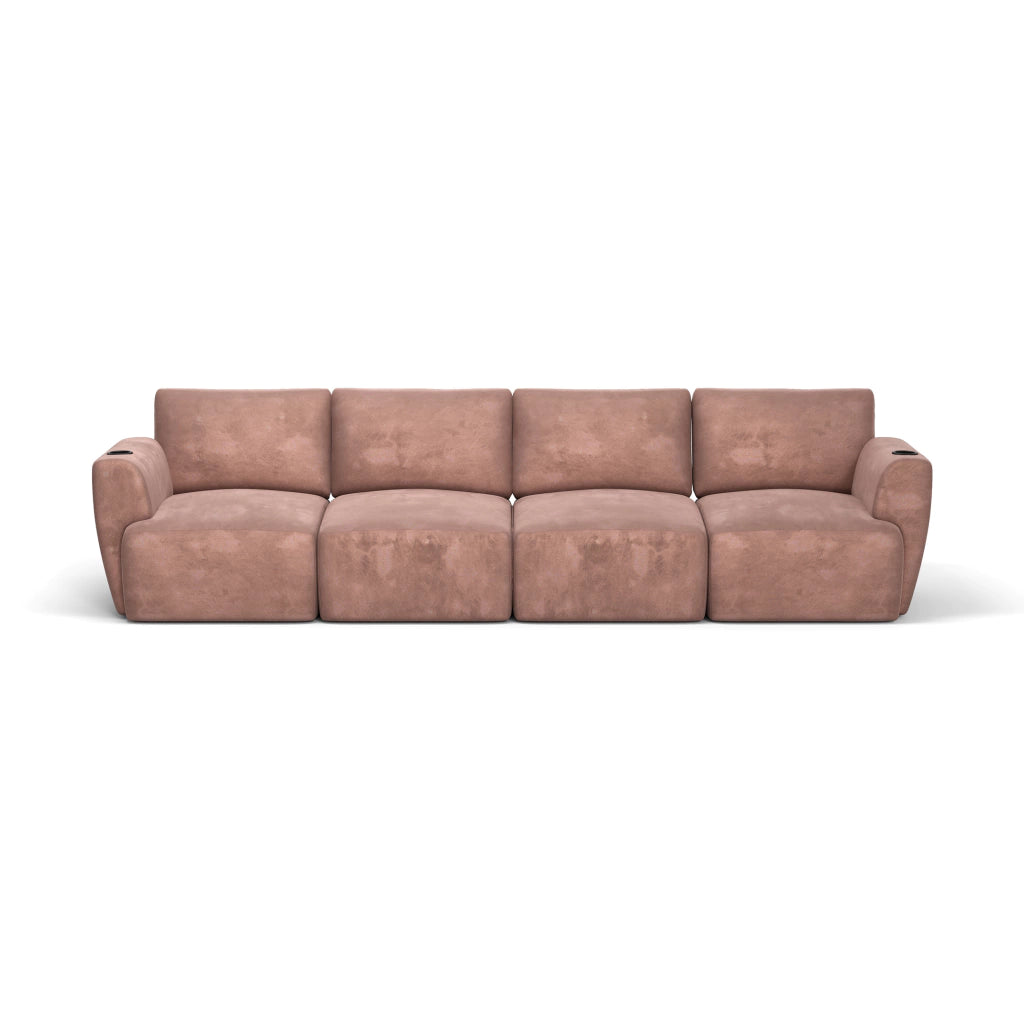 Sofá Damie Na Caixa Modular 4 Lugares