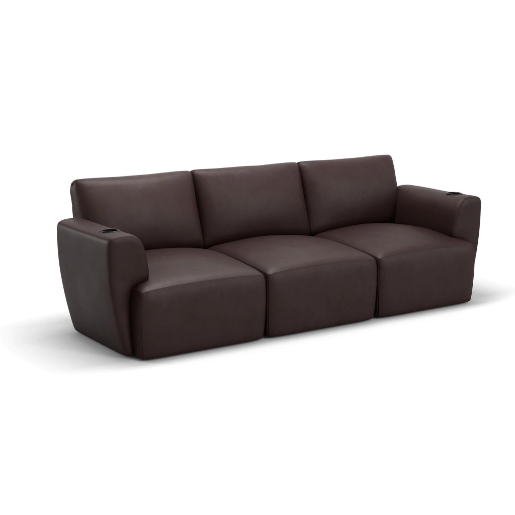 Sofá Damie Na Caixa Modular 3 Lugares + Apoio de Pé Grátis (Puff)