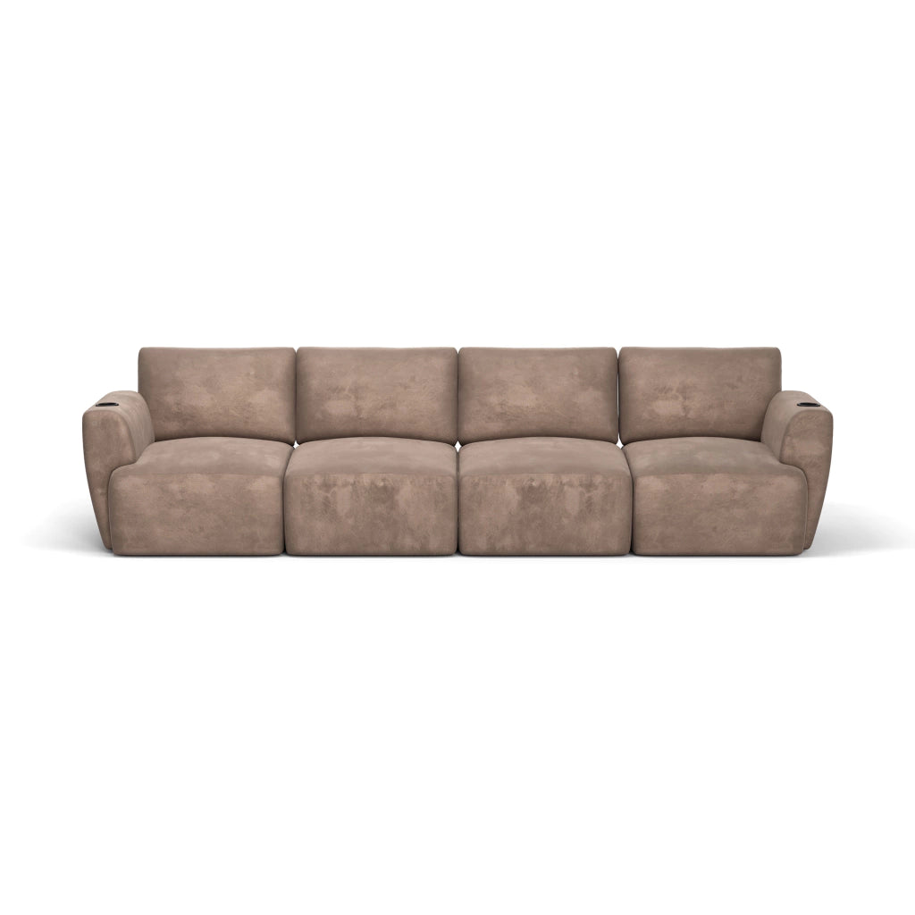 Sofá Damie Na Caixa Modular 4 Lugares