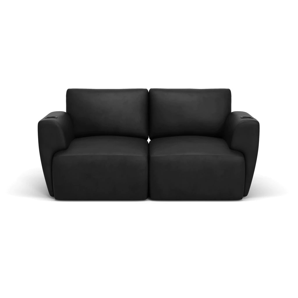 Sofá Damie Na Caixa Modular 2 Lugares + Apoio de Pé Grátis (Puff)