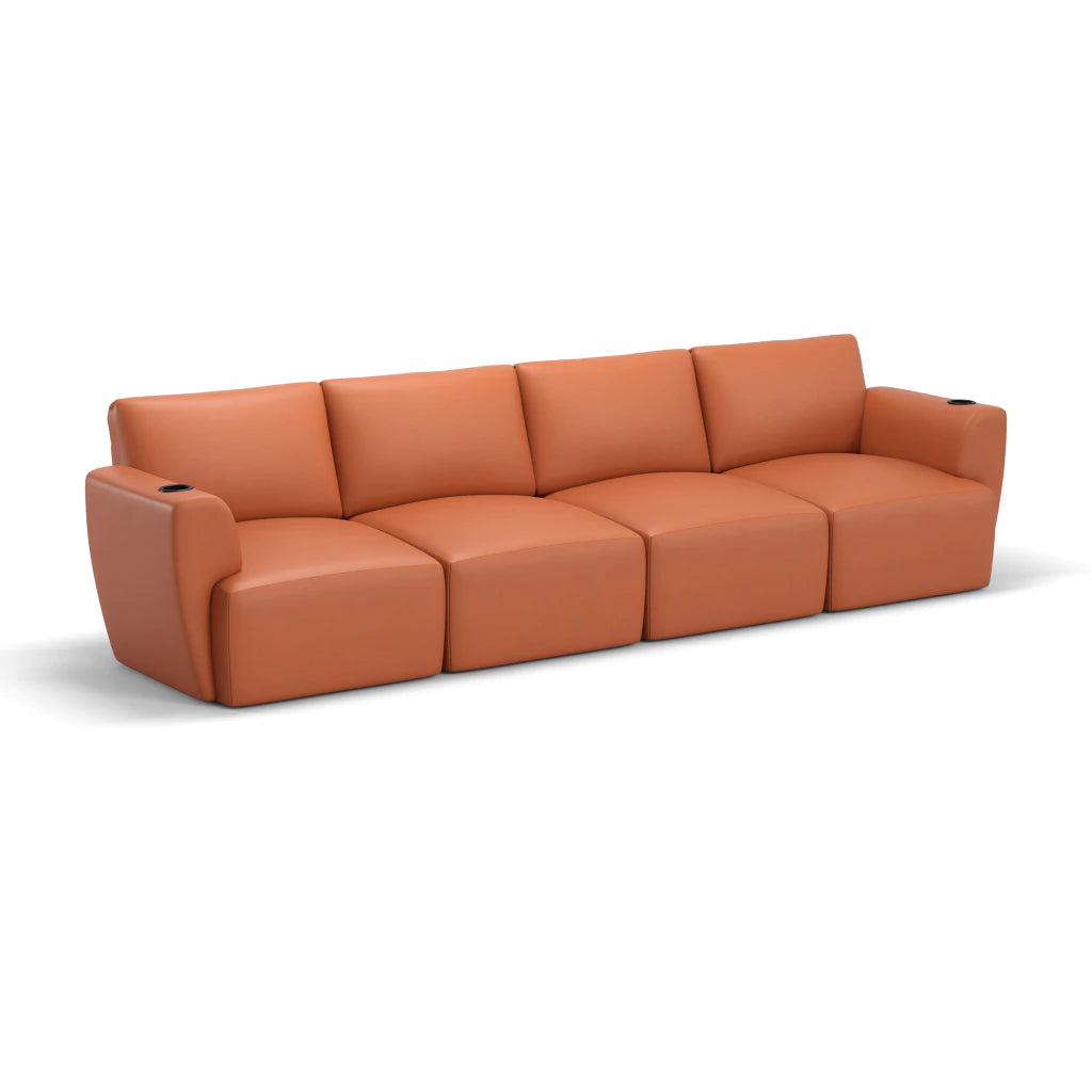 Sofá Damie Na Caixa Modular 4 Lugares