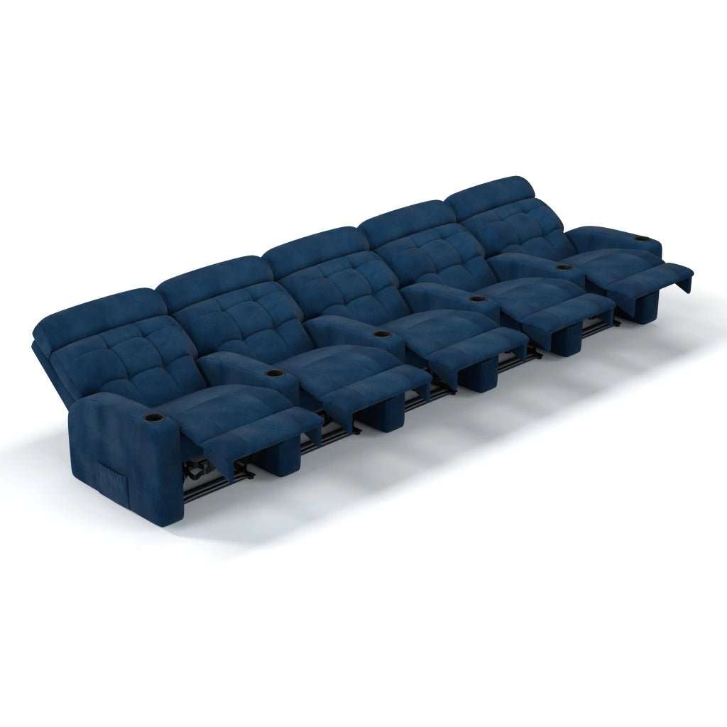 Poltrona Cinema Damie 5 Lugares COM Braço no meio - Manual