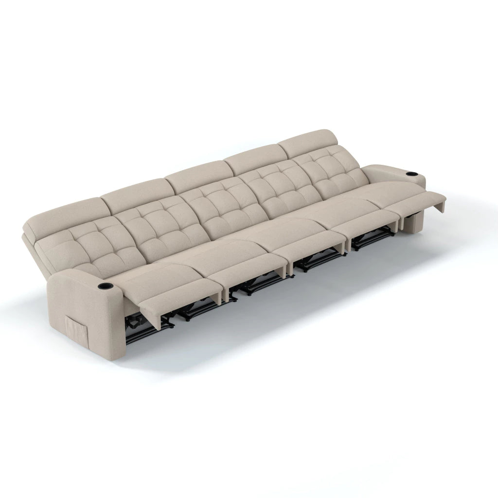 Poltrona Cinema Damie 5 Lugares SEM Braço no meio - Manual