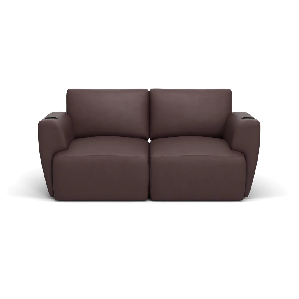 Sofá Damie Na Caixa Modular 2 Lugares + Apoio de Pé Grátis (Puff)