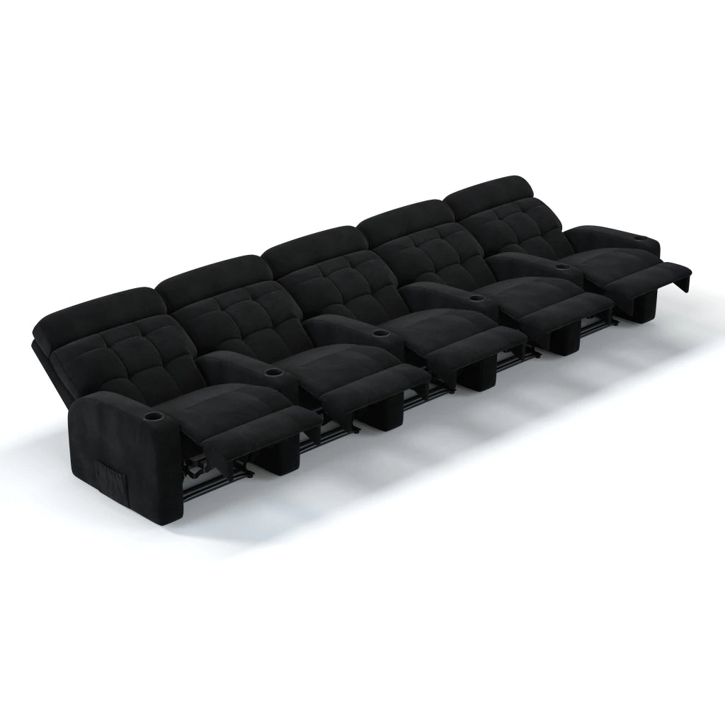 Poltrona Cinema Damie 5 Lugares COM Braço no meio - Manual