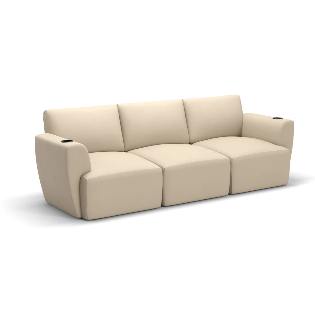 Sofá Damie Na Caixa Modular 3 Lugares + Apoio de Pé Grátis (Puff)